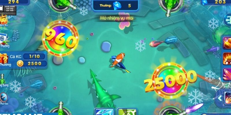 Lập kế hoạch bắn cá và chiến thuật thu thập điểm